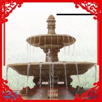 石喷泉厂家 供应晚霞红大理石中式喷泉 广场景观音乐喷泉