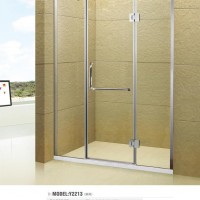 专业生产豪华 简易不锈钢淋铰链式屏风浴房